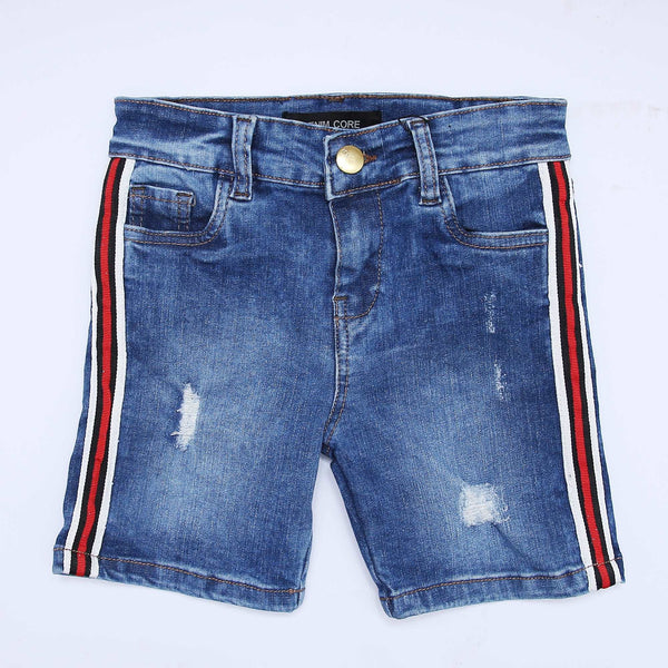 DENIM TAPPY SHORTS