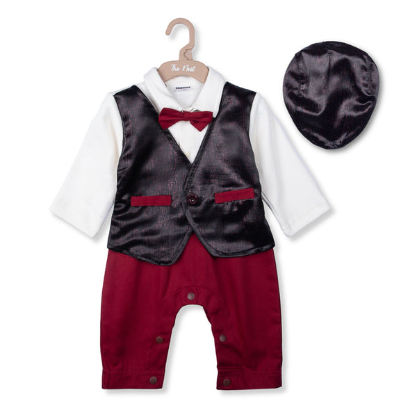 Gentlemen Boy Suit Romper - Chand Tara