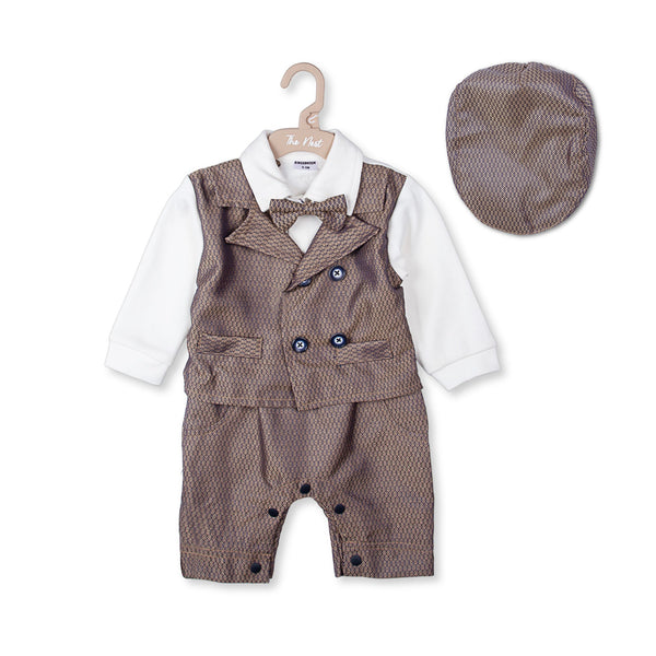 Gentlemen Boy Suit Romper - Chand Tara